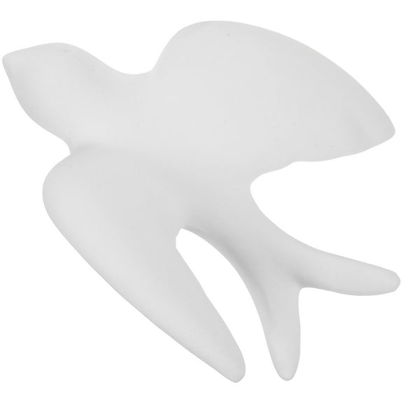 NIAIZEK White Ceramic Swallow Wall Decor 3D Flying Birds Sculpture for Home Hanging
