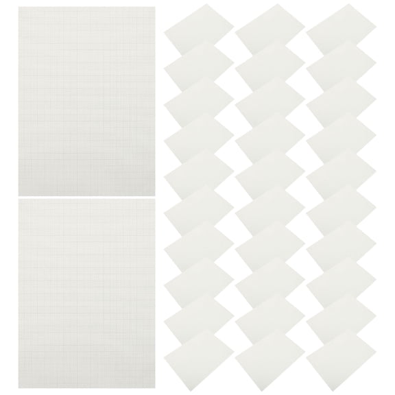 NIAIZEK White Architectural Drafting Paper Pad Precise Grid Design for High-Precision Drawings 100Sheets