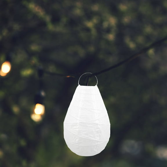 NIAIZEK Creative Lamp Shade White Paper Lantern Unique Shape For Cozy Atmosphere 1Pcs