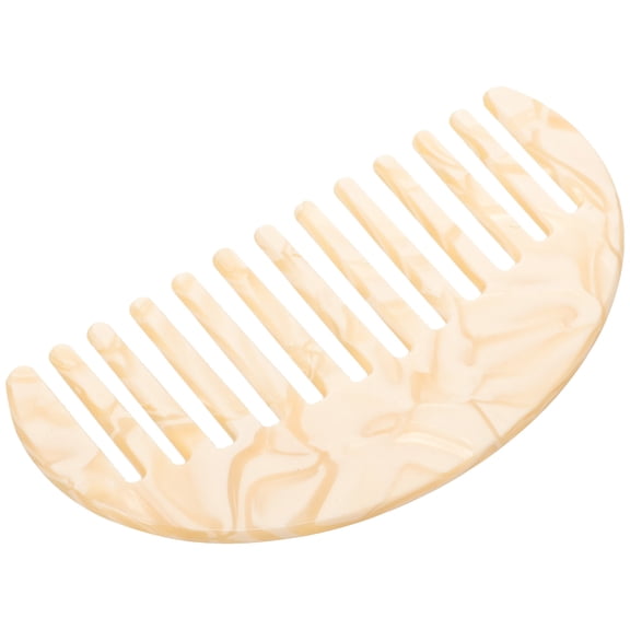NIAIZEK Wide Tooth Hair Comb for Curly Hair, Khaki Detangler Comb with Anti-Static, Material for Easy Styling