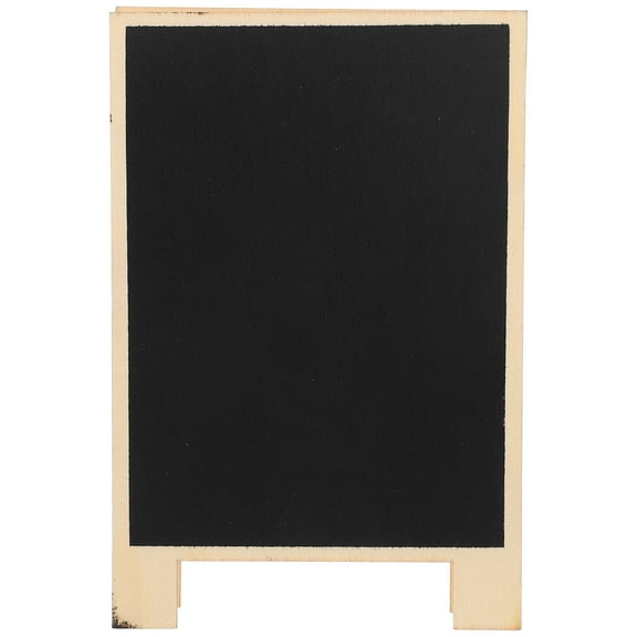 NIAIZEK Wooden Chalkboard Sign for Daily Use Message Board Home Office Decor Black Color 6 Pieces