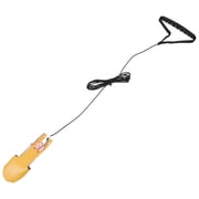 NIAIZEK Adorable Parrot Harness Yellow Suede Design for Safe Pet Use