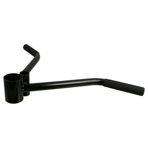 NIAIZEK Fitness Barbell Attachment Core Strength Trainer Black Steel