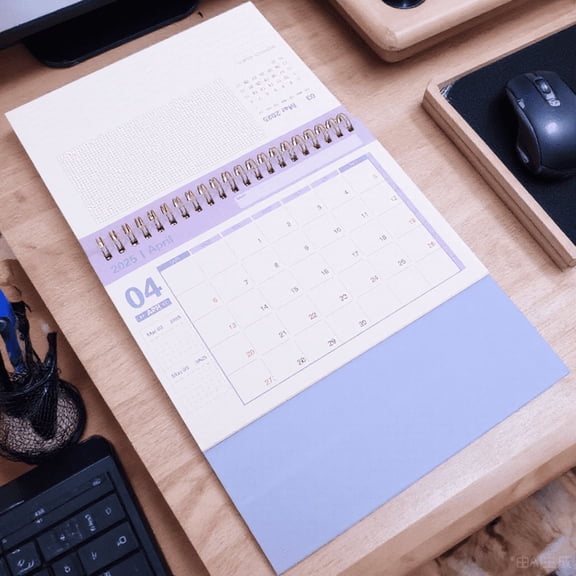 NIAIZEK Lavender Paper Planner Schedule Planning Calendar 1 Pack for Daily and Weekly Organizing