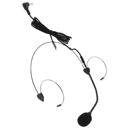 NIAIZEK Over-Ear Headset Microphone Black with Amplified Clarity for Teachers, , Comfortable Fit