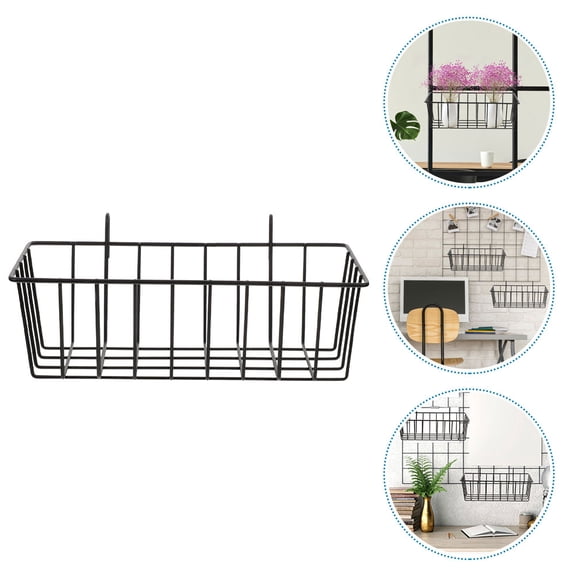 NIAIZEK wire storage basket Hanging Wall Basket Iron Water-resistant for Bathroom Use 1Pack