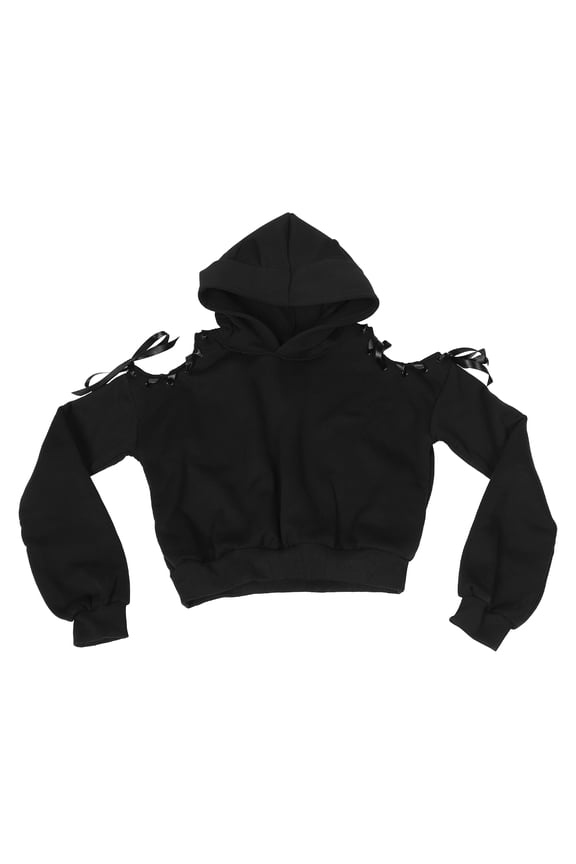 Cute Cat Ear Hoodie in Black for Teens with Adorable Cat Graphic