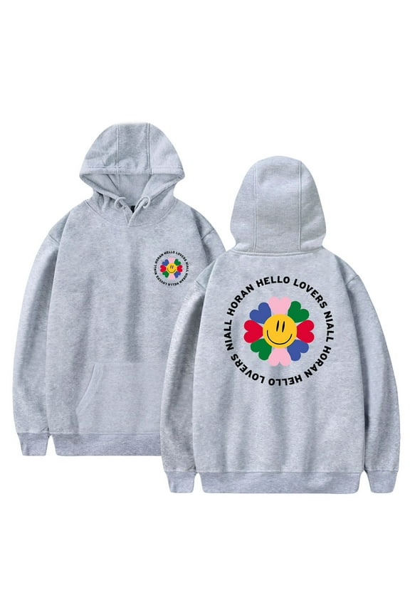 NIALL HORAN HELLO LOVERS Hoodie Unique Funny Sweatshirt Letter Printed Long Sleeve