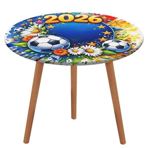 NIANHE 2026 Flower Football Enthusiast,Football Enthusiast Waterproof Oil-Proof Table Cloth, Wipeable Spill-Proof Table Cover for Dining Table, Heavy Duty Durable Tablecloth for Kitchen, Party, Pic