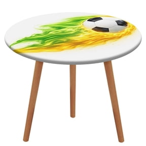 NIANHE Ice & Fire Football,Football Enthusiast Waterproof Oil-Proof Table Cloth, Wipeable Spill-Proof Table Cover for Dining Table, Heavy Duty Durable Tablecloth for Kitchen, Party, Picnic, Home De