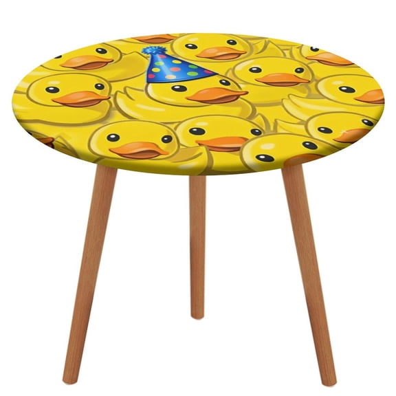 NIANHE Party Ducks Table Cloth, Waterproof Oil-Proof, Wipeable Spill-Proof Table Cover for Dining Table, Heavy Duty Durable Tablecloth for Kitchen, Party, Picnic, Home Decor,