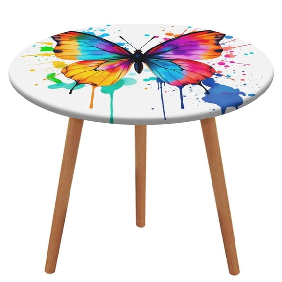 NIANHE Splatter Paint Butterfly Dance Table Cloth, Waterproof Oil-Proof, Wipeable Spill-Proof Table Cover for Dining Table, Heavy Duty Durable Tablecloth for Kitchen, Party, Picnic, Home Decor,