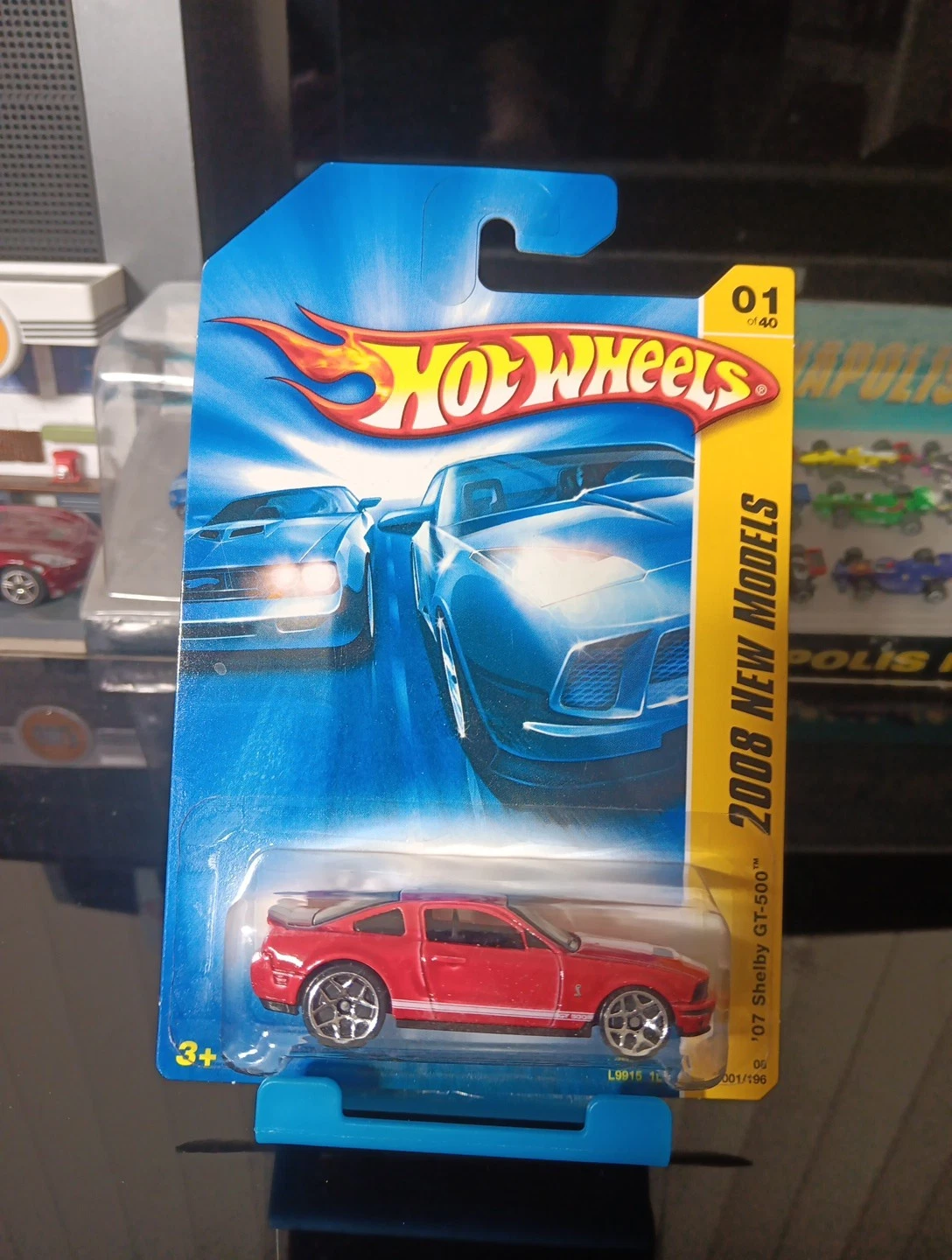 NIB 2007 SHELBY GT-500 MUSTANG RED 2008 NEW MODELS HOT WHEELS TOY HW 1/64 #1/40