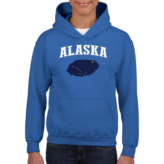 NIB - Big Boys Hoodies and Sweatshirts - Alaska Flag