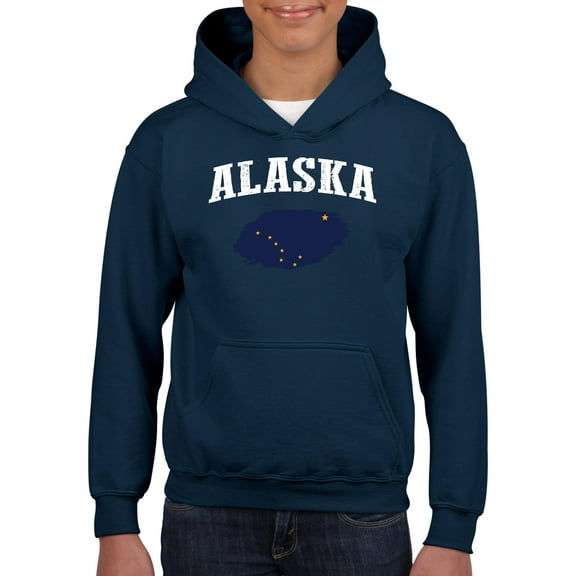 NIB - Big Boys Hoodies and Sweatshirts - Alaska Flag