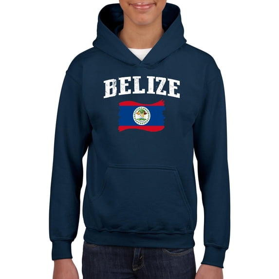 NIB - Big Boys Hoodies and Sweatshirts - Belize Flag