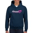 thumbnail image 1 of NIB - Big Boys Hoodies and Sweatshirts - Horses Where My Heart Is, 1 of 5