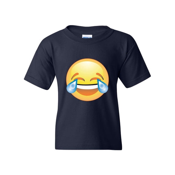 NIB - Big Boys T-Shirts and Tank Tops - Emoji Laughing Tears