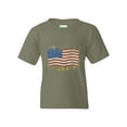thumbnail image 1 of NIB - Big Boys T-Shirts and Tank Tops, up to Big Boys Size 24 - American Flag USA in Gold, 1 of 5