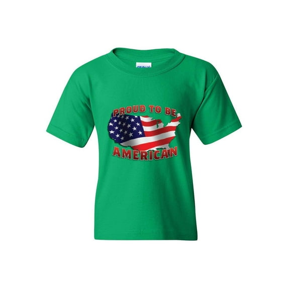 NIB - Big Boys T-Shirts and Tank Tops, up to Big Boys Size 24 - American Proud To Be US Flag