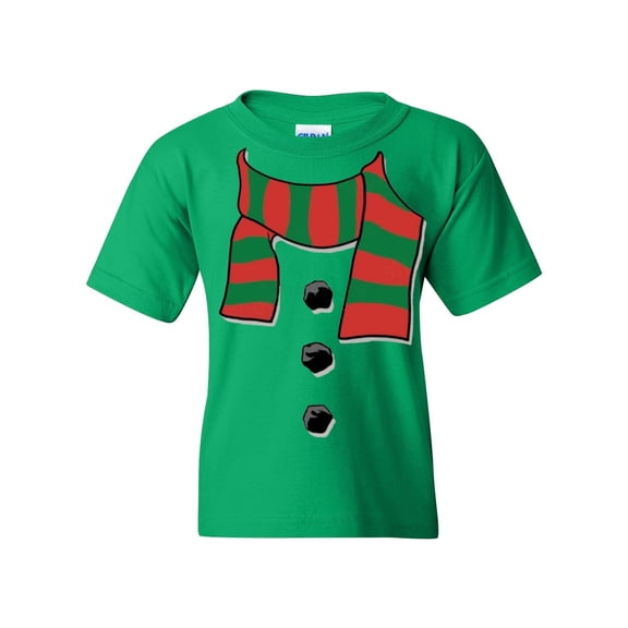 NIB - Big Boys T-Shirts and Tank Tops, up to Big Boys Size 24 - Christmas Snowman Scarf