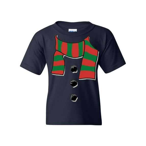 NIB - Big Boys T-Shirts and Tank Tops, up to Big Boys Size 24 - Christmas Snowman Scarf