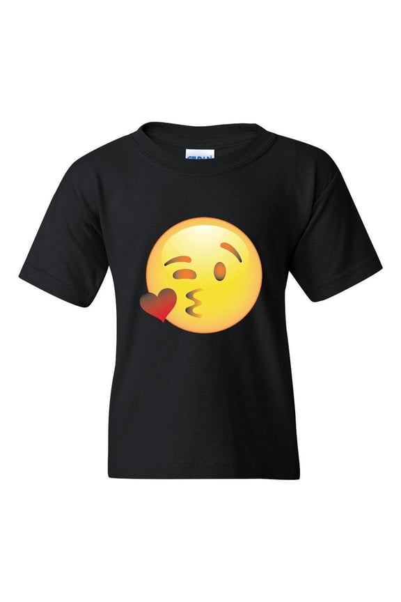 - Big Boys T-Shirts and Tank Tops, up to Big Boys Size 24 - Emoji Winky Face