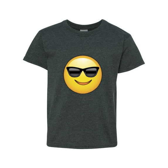 NIB - Big Boys T-Shirts and Tank Tops, up to Big Boys Size 24 - Emoji with Sunglasses