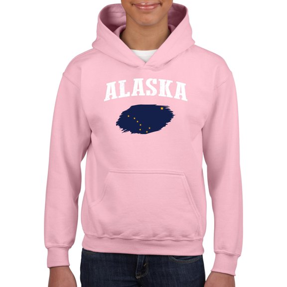 NIB - Big Girls Hoodies and Sweatshirts - Alaska Flag