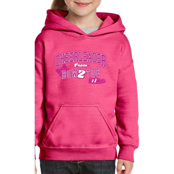 NIB - Big Girls Hoodies and Sweatshirts - Cheerleader Bow 2 Toe