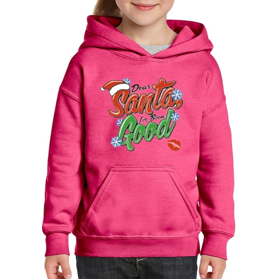 NIB - Big Girls Hoodies and Sweatshirts - Christmas Dear Santa