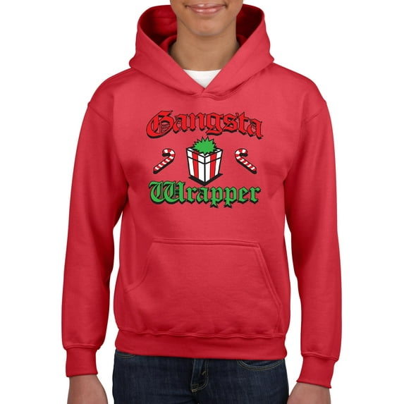 NIB - Big Girls Hoodies and Sweatshirts - Christmas Wrapper