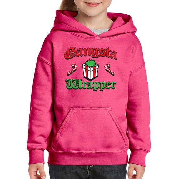 NIB - Big Girls Hoodies and Sweatshirts - Christmas Wrapper