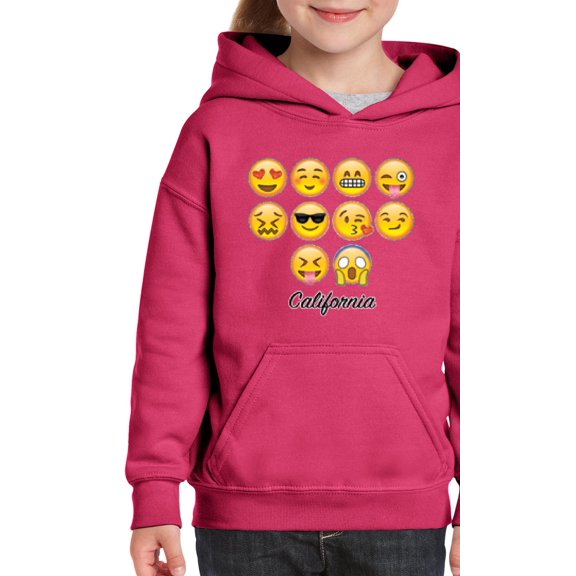 NIB - Big Girls Hoodies and Sweatshirts - Emoji Entourage