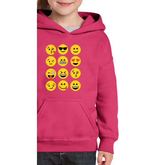 NIB - Big Girls Hoodies and Sweatshirts - Emoji Group