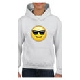 thumbnail image 1 of NIB - Big Girls Hoodies and Sweatshirts - Emoji with Sunglasses, 1 of 5
