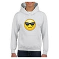 thumbnail image 1 of NIB - Big Girls Hoodies and Sweatshirts - Emoji with Sunglasses, 1 of 5
