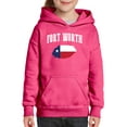 thumbnail image 1 of NIB - Big Girls Hoodies and Sweatshirts - Fort Worth Texas Flag, 1 of 5