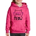 thumbnail image 1 of NIB - Big Girls Hoodies and Sweatshirts - Meow Cute Cat Kitty, 1 of 5