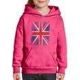 thumbnail image 1 of NIB - Big Girls Hoodies and Sweatshirts - Union Jack British Flag, 1 of 5