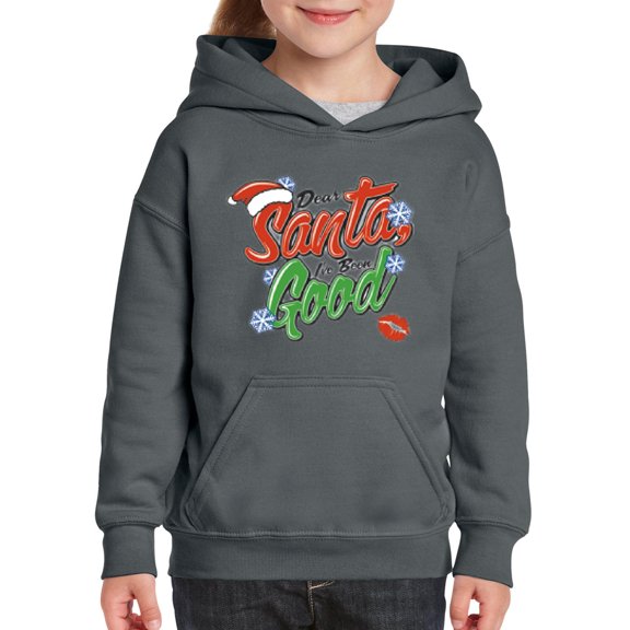 NIB - Big Girls Hoodies and Sweatshirts, up to Big Girls Size 24 - Christmas Dear Santa
