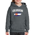 thumbnail image 1 of NIB - Big Girls Hoodies and Sweatshirts, up to Big Girls Size 24 - Colorado Flag, 1 of 5