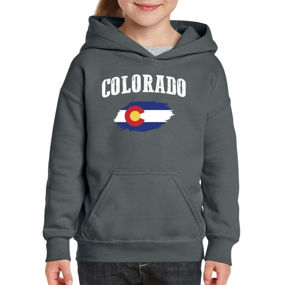 NIB - Big Girls Hoodies and Sweatshirts, up to Big Girls Size 24 - Colorado Flag