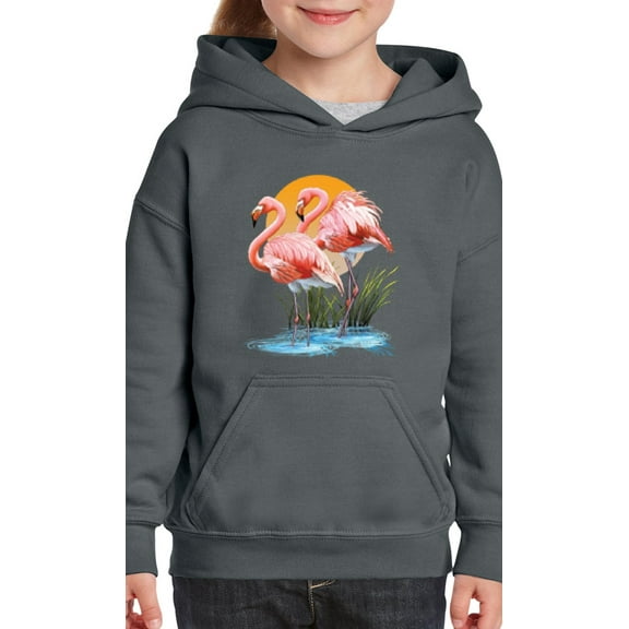 NIB - Big Girls Hoodies and Sweatshirts, up to Big Girls Size 24 - Flamingo