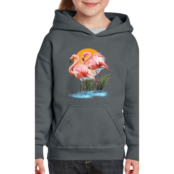 NIB - Big Girls Hoodies and Sweatshirts, up to Big Girls Size 24 - Flamingo