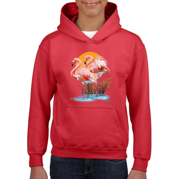 NIB - Big Girls Hoodies and Sweatshirts, up to Big Girls Size 24 - Flamingo
