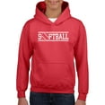 thumbnail image 1 of NIB - Big Girls Hoodies and Sweatshirts, up to Big Girls Size 24 - Softball with Ball, 1 of 5