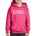 thumbnail image 1 of NIB - Big Girls Hoodies and Sweatshirts - Softball with Ball, 1 of 5