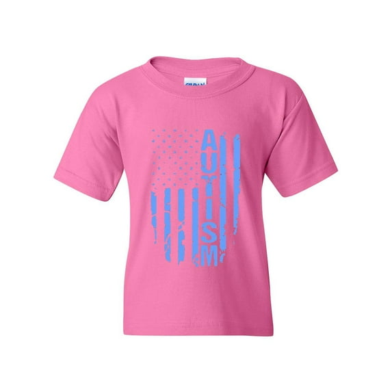 NIB - Big Girls T-Shirts and Tank Tops - Autism Flag