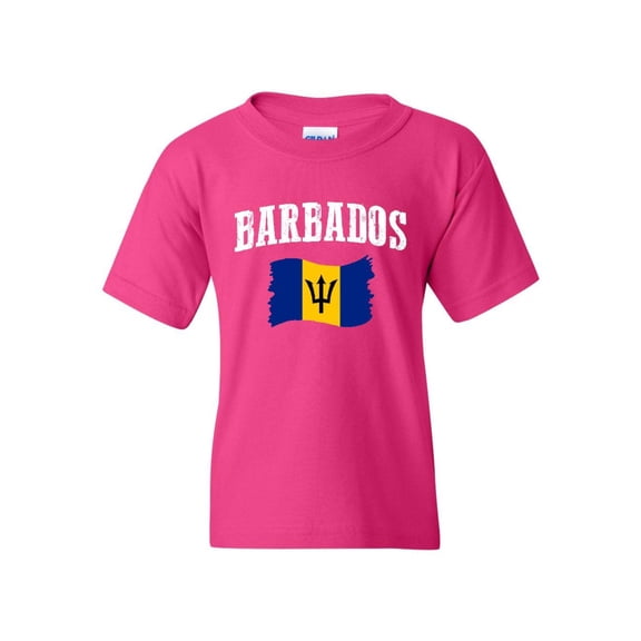 NIB - Big Girls T-Shirts and Tank Tops - Barbados Flag